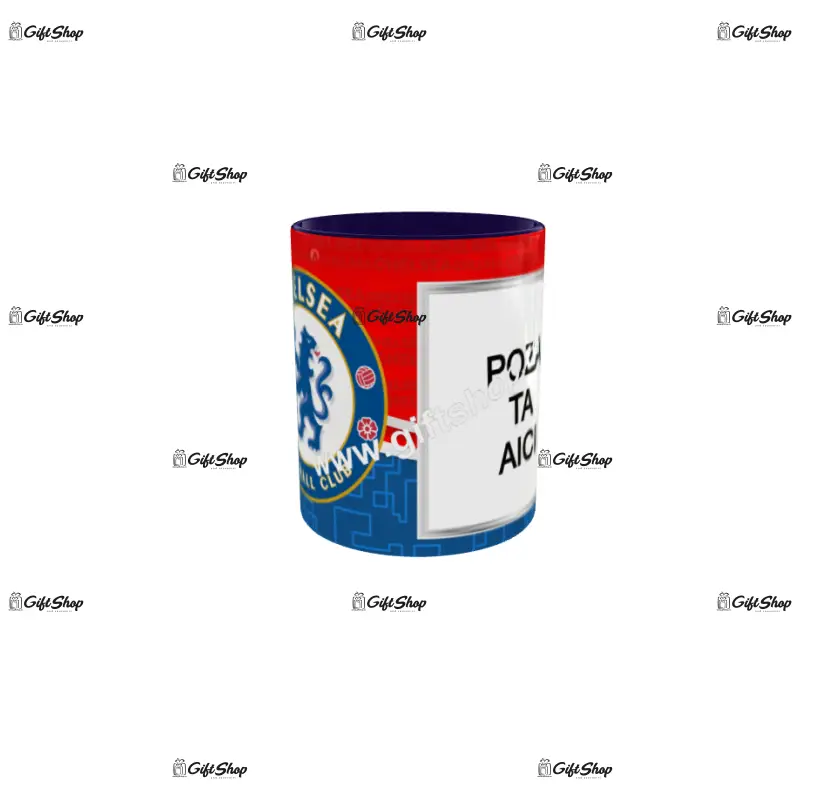 Chelsea, cana personalizata cu poza, model 3314